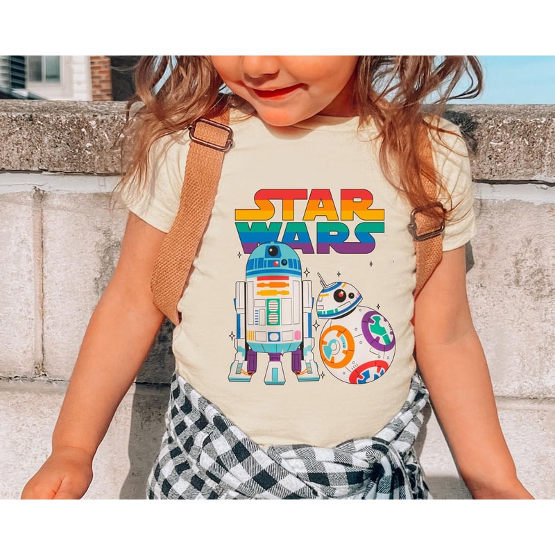Star Wars Rainbow R2-D2 And Bb-8 Shirt Star Wars Pride Month T-shirt Galaxy's Edge Queer Pride Sweatshirt Gay Lesbian Pride Tee - 4.jpg