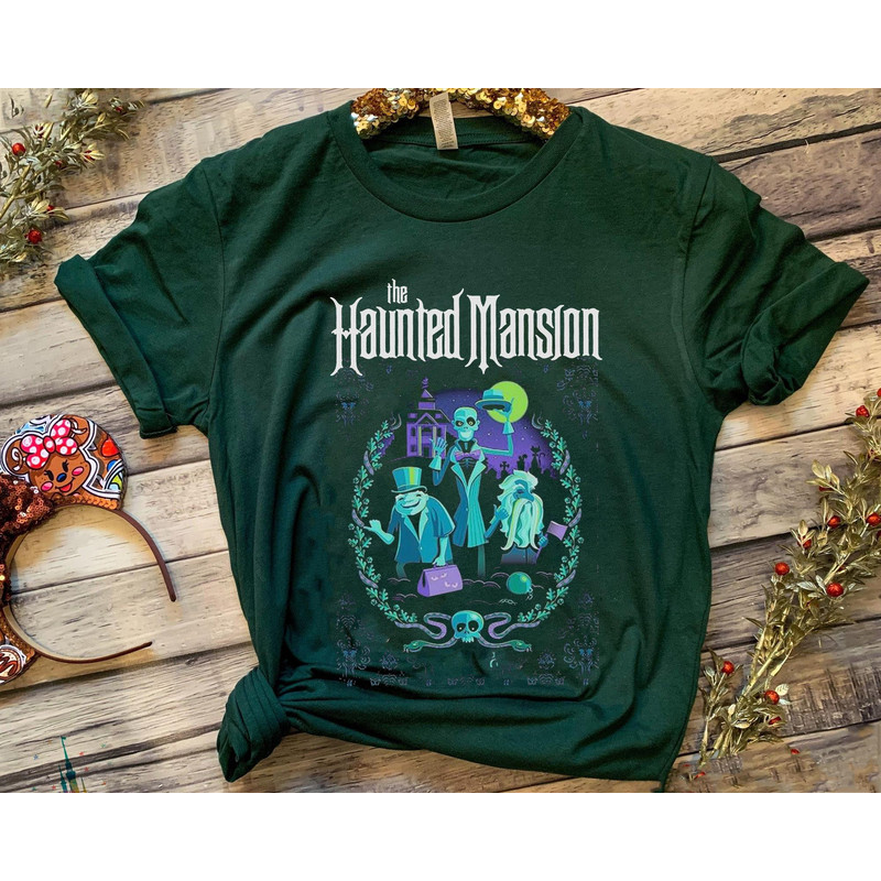 The Haunted Mansion Shirt Hitchhiking Ghosts T-shirt Disney Halloween Party Foolish Mortals Tee Disneyland Trip Holiday Gift Men Women - 3.jpg