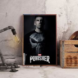 movie poster, film poster, the punisher poster, wall art, wall decor, prints, home decor, unforgiving soldier's battle