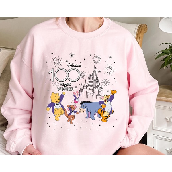 Winnie The Pooh Friends Disney 100 Years Of Wonder Shirt Disney 100th Anniversary T-shirt Disney Platinum Celebration Disneyland Trip - 5.jpg