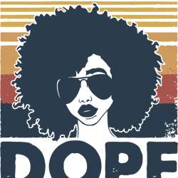 unapologetically dope svg, unapologetically dope black history month african american retro svg