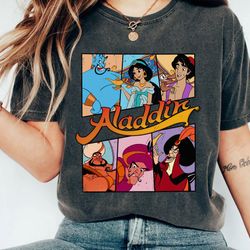 disney aladdin jasmine princess jafar abu genie tee, disney vacation matchin