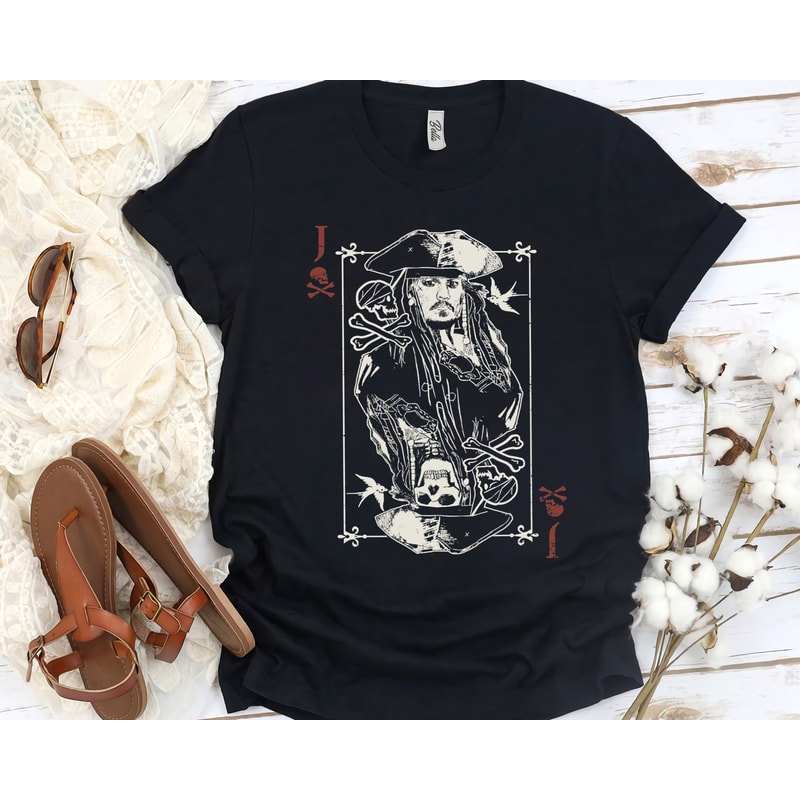 Disney Captain Jack Sparrow Playing T-shirt, Magic Kingdom Trip Unisex T-shirt Family Birthday Gift Adult Kid Toddler Tee - 2.jpg