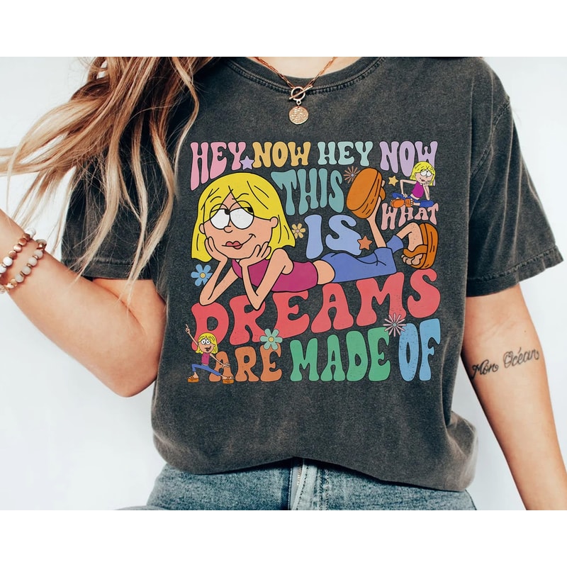 Disney Cute Lizzie McGuire This Is What Dreams Are Made Of Retro Shirt, WDW Magic Kingdom Disneyland Trip Family Vacation Holiday Gift - 1.jpg