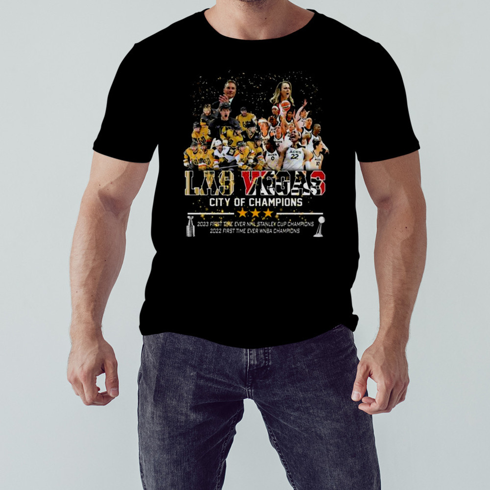 Las Vegas City Of Champions NHL Stanley Cup And WNBA Champions Shirt, Shirt For Men Women, Graphic Design, Unisex Shirt