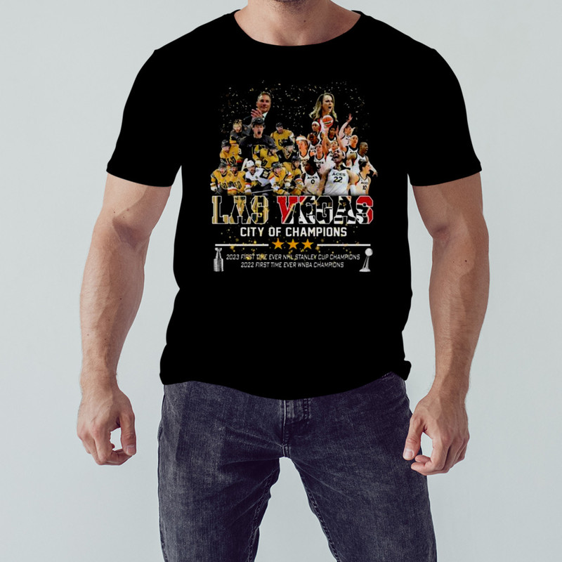 Las Vegas City Of Champions NHL Stanley Cup And WNBA Champions Shirt, Shirt For Men Women, Graphic Design, Unisex Shirt