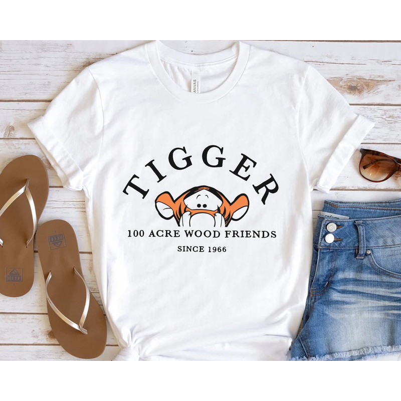 Disney Winnie The Pooh Tigger 100 Acre Wood Friends T-shirt, WDW Magic Kingdom Unisex T-shirt Family Birthday Gift Adult Kid Toddler Tee - 2.jpg