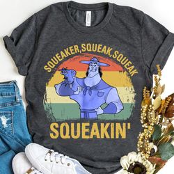 retro disney emperors new groove kronk squeakin squeaker tee, disney trip
