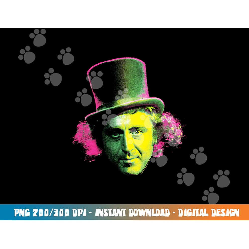 Willy Wonka Face Longsleeve T Shirt Long Sleeve png, sublimation .jpg