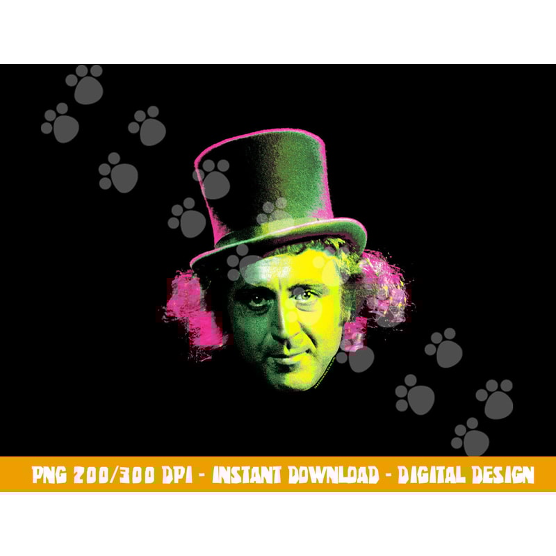 Willy Wonka Face Longsleeve T Shirt Long Sleeve png, sublimation .jpg