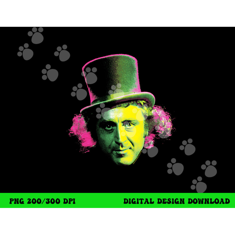Willy Wonka Face Longsleeve T Shirt Long Sleeve  png, sublimation .jpg