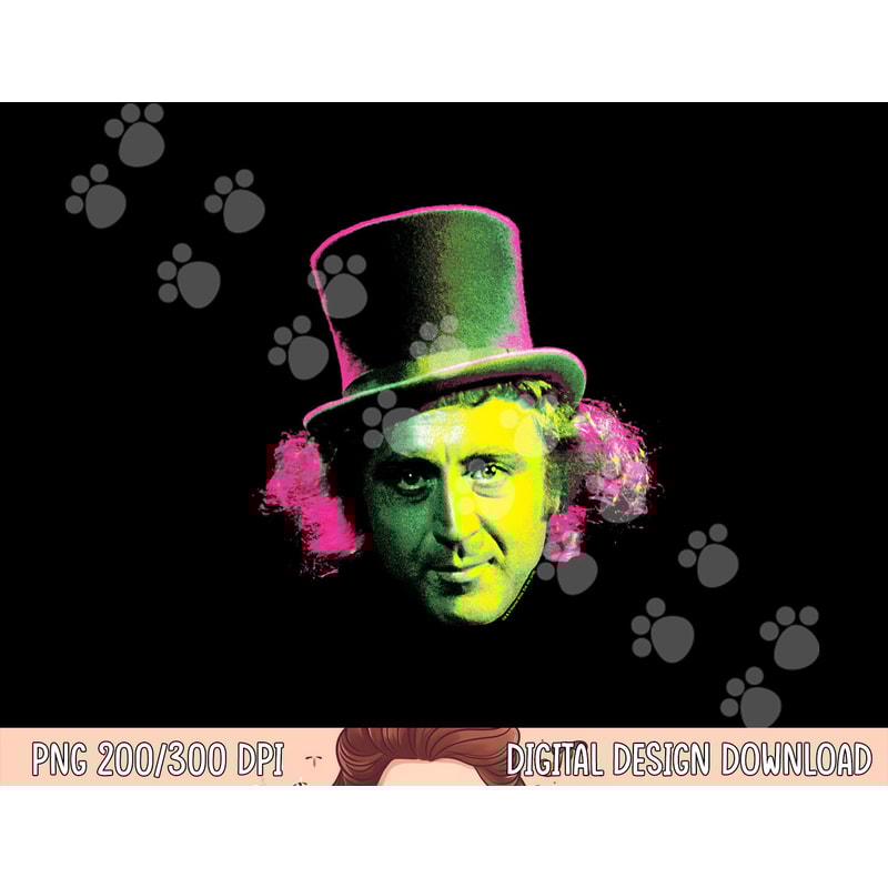 Willy Wonka Face Longsleeve T Shirt Long Sleeve png, sublimation .jpg