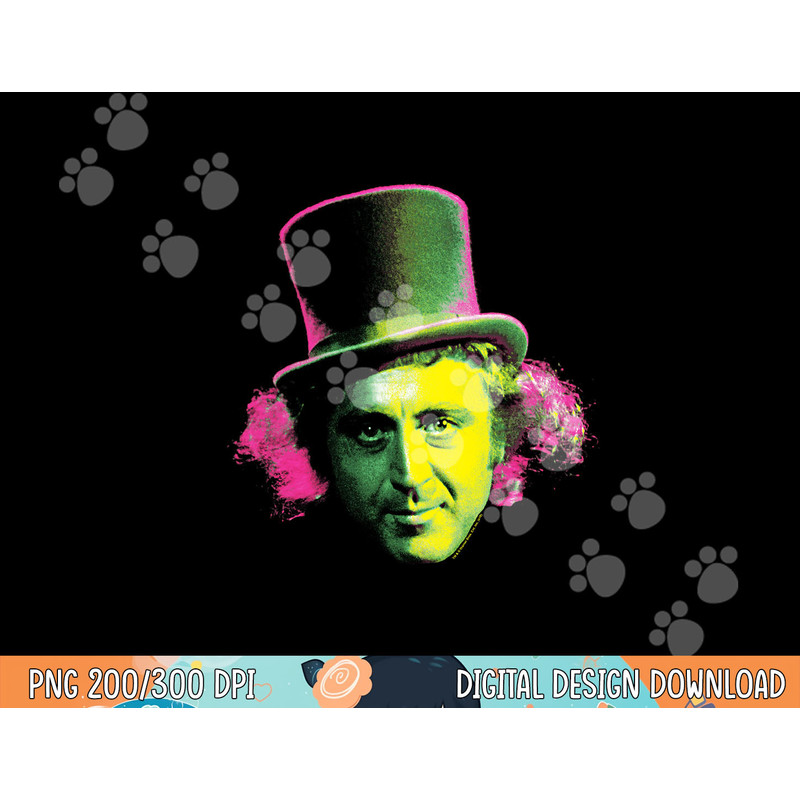Willy Wonka Face Longsleeve T Shirt Long Sleeve  png, sublimation .jpg