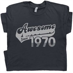 53rd birthday t shirt awesome since 1970 t shirt gift for 1970 birthday tee shirt mens womens 53rd birthday shirt vintag