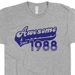 35th birthday shirt awesome since 1988 t shirt funny 35th birthday t shirt gift for 1988 birthday shirt 1988 tshirt mens