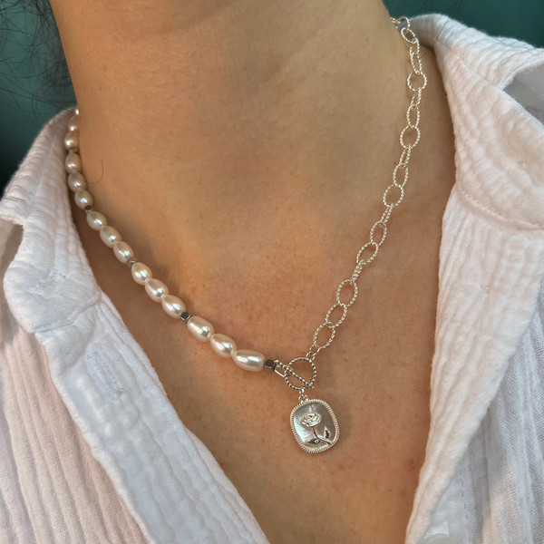 Pearl Silver 925 jewelry Belle