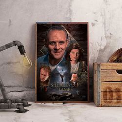 movie poster, film poster, the silence of the lambs poster, wall art, wall decor, prints, home decor, whisper