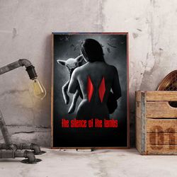 movie poster, film poster, the silence of the lambs poster, wall art, wall decor, prints, home decor, the anatomy