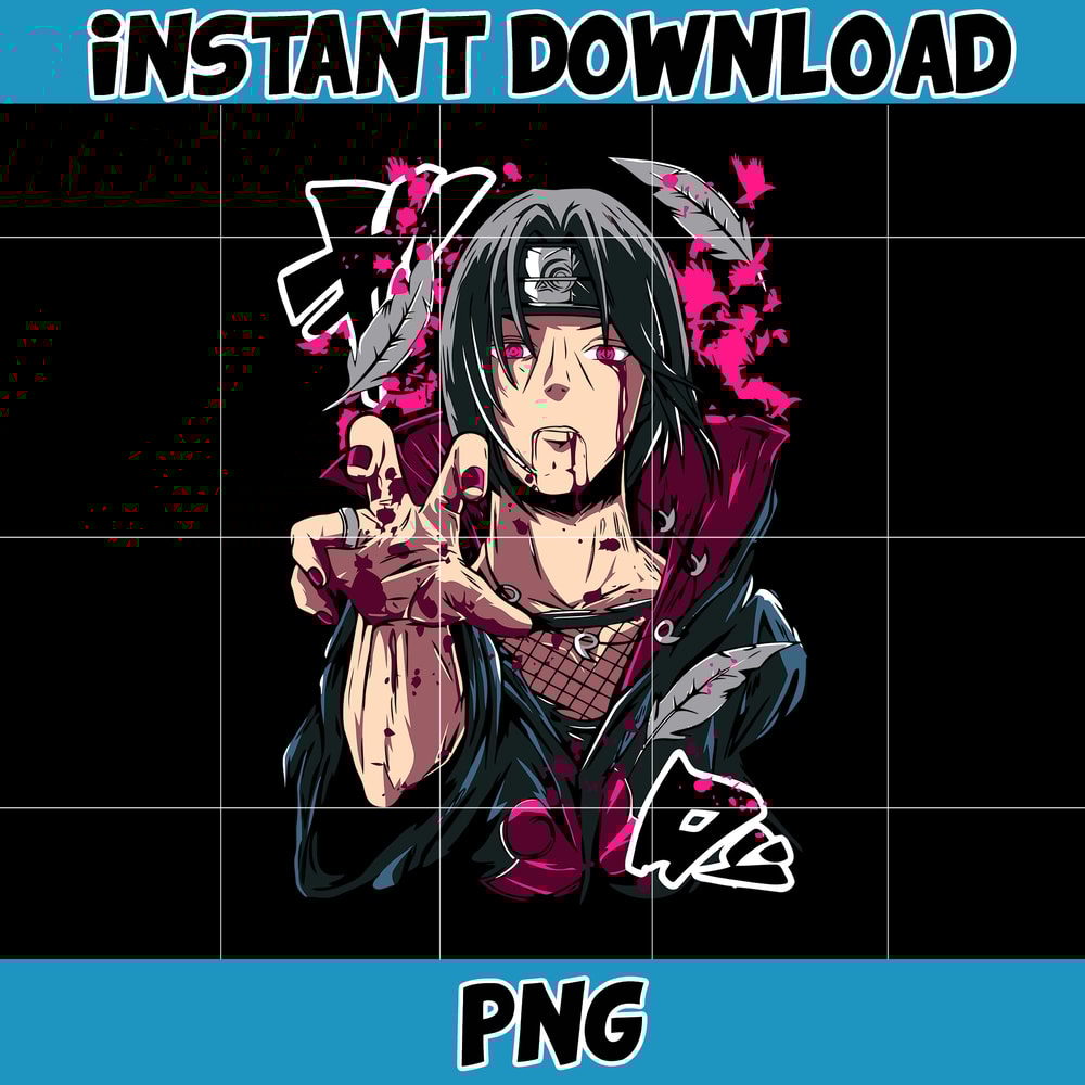 Anime Design PNG Anime Clipart PNG Anime PNG Digital Prints Instant Download (62).jpg
