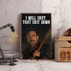 movie poster, film poster, the walking dead poster, wall art, wall decor, prints, home decor, the dead's last stand wall