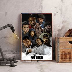 movie poster, film poster, the wire poster, wall art, wall decor, prints, home decor, power plays exposed poster