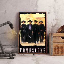 movie poster, film poster, tombstone poster, wall art, wall decor, prints, home decor, cherished life remembered wall