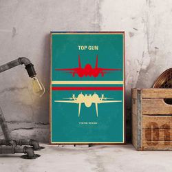 movie poster, film poster, top gun poster, wall art, wall decor, prints, home decor, fearless flyers unleashed prints