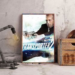 movie poster, film poster, transporter poster, wall art, wall decor, prints, home decor, drive & deliver thrill