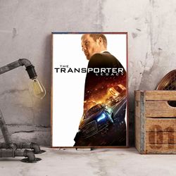 movie poster, film poster, transporter poster, wall art, wall decor, prints, home decor, mission on wheels speed