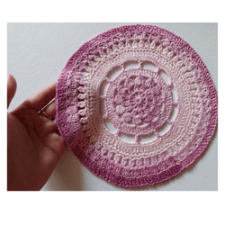 Mandala crochet pattern, crochet doily, crochet wall hanging, dreamcatcher pattern, mandala decoration, do it yourself