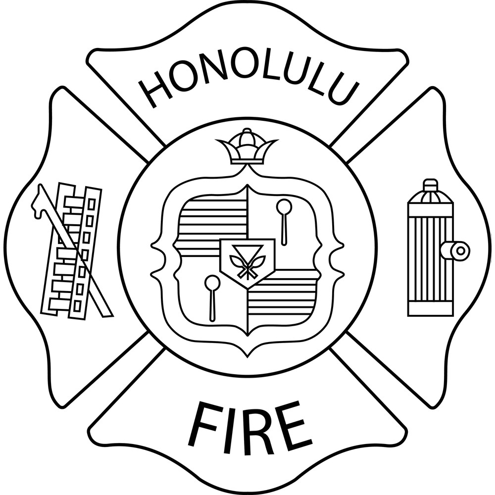 FIRE FIGHTER BADGE HONOLULU line art vector file.jpg