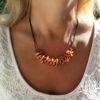 Natural Amber Choker Necklace Baltic Amber Jewelry Handmade Gemstone Beads Necklace Everyday Bar Necklace For Women — копия.jpg