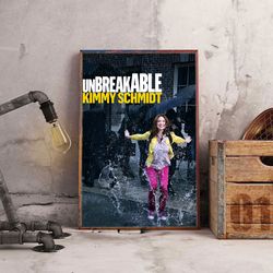 movie poster, film poster, unbreakable kimmy schmidt poster, wall art, wall decor, prints, home decor, hilarity