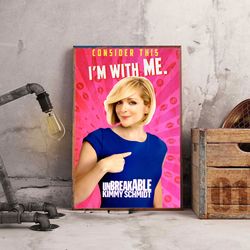 movie poster, film poster, unbreakable kimmy schmidt poster, wall art, wall decor, prints, home decor, kimmy's