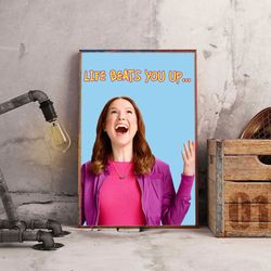 movie poster, film poster, unbreakable kimmy schmidt poster, wall art, wall decor, prints, home decor, finding joy