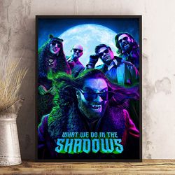 movie poster, film poster, what we do in the shadows poster, wall art, wall decor, prints, home decor, fangs
