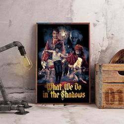 movie poster, film poster, what we do in the shadows poster, wall art, wall decor, prints, home decor, misadventures