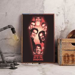 movie poster, film poster, what we do in the shadows poster, wall art, wall decor, prints, home decor, vampires gone