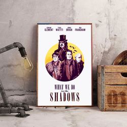 movie poster, film poster, what we do in the shadows poster, wall art, wall decor, prints, home decor, hilarious