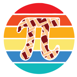 funny pi day vintage nerd geek pie 3.14 cute sunset diy editable vector t shirt design in svg png files