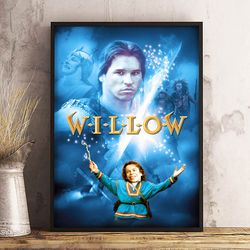 willow poster, movie poster, film poster, wall art, wall decor, prints, home decor, hero's journey begins poster