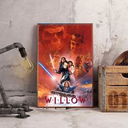 willow poster, movie poster, film poster, wall art, wall decor, prints, home decor, destiny unfolds gracefully poster