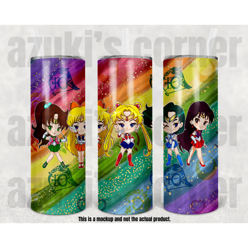Anime Tumbler Moon Princess, Anime Cup, Tumbler, Manga Sailor Tumbler - 20oz Usagi #125.jpg