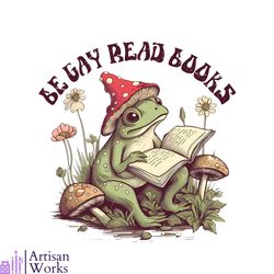 be gay read books funny frog reading books png silhouette file