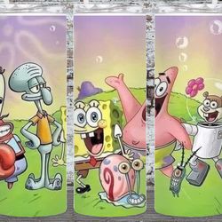 sponge bob square pant tumbler, sponge bob square pant skinny tumbler