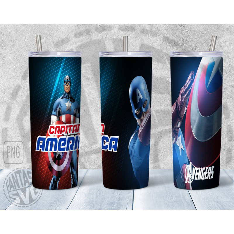 Captain America Tumbler,Captain America Skinny Tumbler,Superhero Dilemma Balancing Two Worlds Tumbler.png