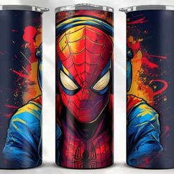 cool spiderman tumbler,cool spiderman skinny tumbler,superhero calling answering the distress tumbler
