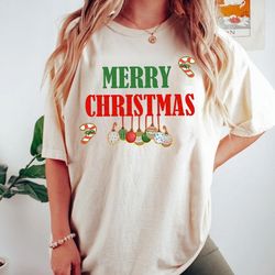 comfort colors retro vintage merry christmas shirt