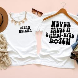 scumbag & cheaters lounge shirt never trust a bambi-eyed btch vanderpump rules - lala kent bravo gift sweatshirt, team