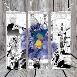 anime demon slayer tumbler, anime family manga panel wrap skinny tumbler, anime shounen manga sublimation skinny tumbler